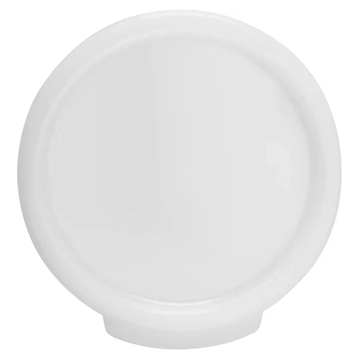 Winco Lid for Round Food Storage Containers 6 & 8 Qt, White - PPRC-68C