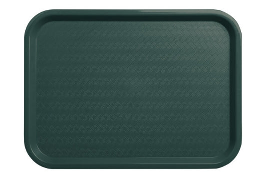 Rabco 12" x 16" Forest Green Plastic Food Tray, 1/1EA, CT121608