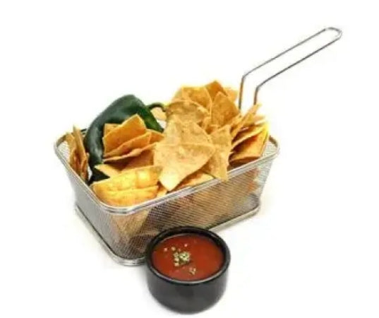 GET Enterprises Large Fry Basket S/S, 1/1EA, 4-818610