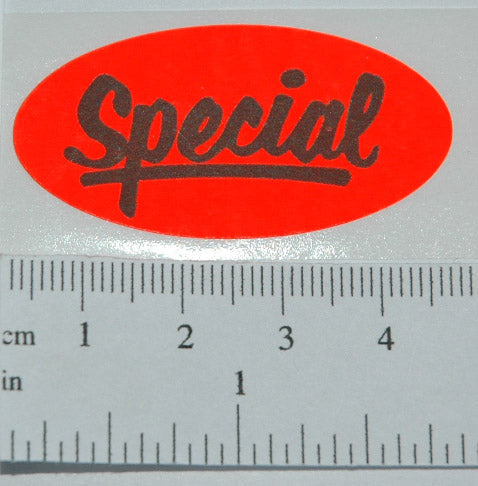 Gt French Special Red Oval Label 1000/roll 355.38924