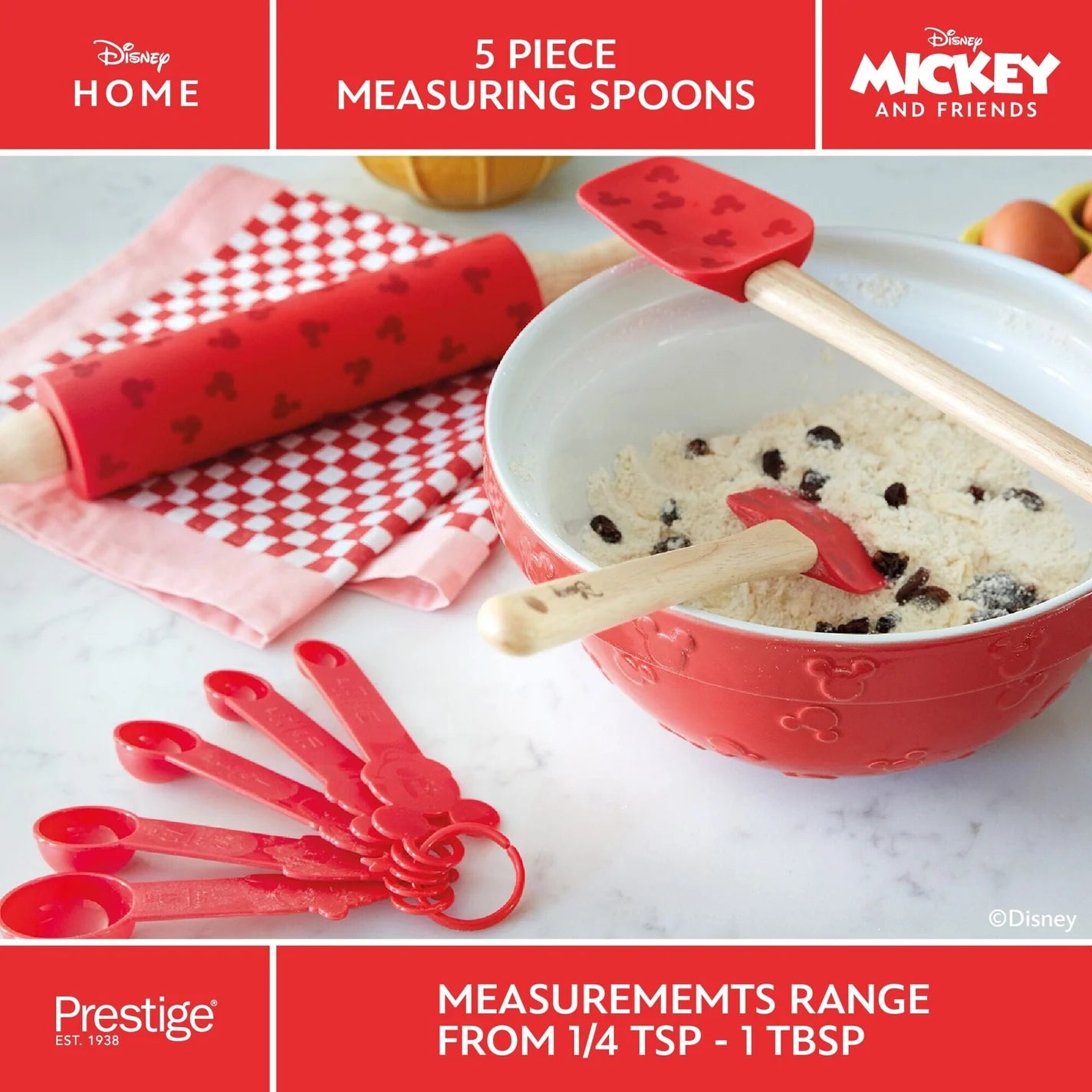 Meyer DISNEY/MICKEY 5 MEAS SPOON SET 48806-C