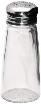 Tablecraft Salt & Pepper Shaker, Round, 3 Oz, 132S&P-2