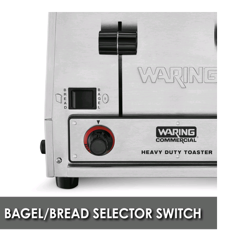 Waring Toaster 4-slice 240V 1/1EA WCT855