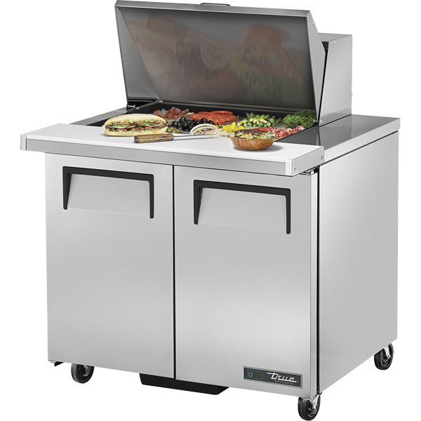 True 36" Mega Top Sandwich Prep Table TSSU-36-12M-B-HC