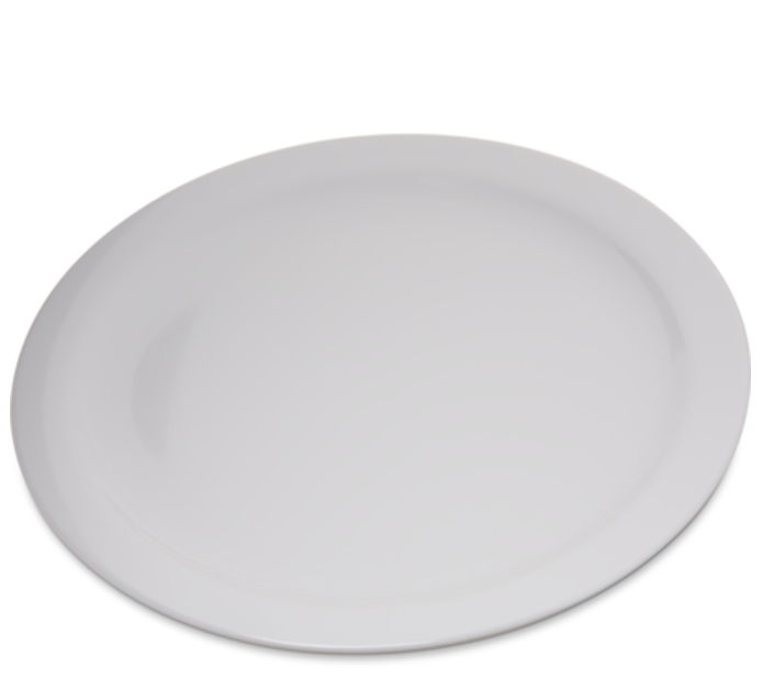 Rabco Dinner Plate, White, 10.25