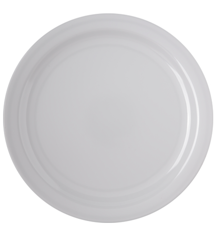 Rabco Dinner Plate, White, 10.25