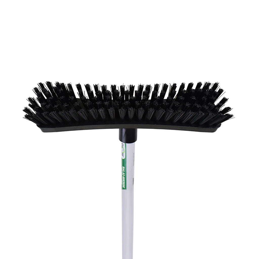 Globe Commercial 4019 - Floor And Deck Scrub Brushes With Metal Handle - 10