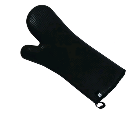 Clipper Oven Mitt, Silicone, 17", Black 199-00050