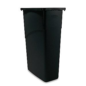 Rubbermaid Garbage Container Slim Jim Black - FG354000BLA/FG354060