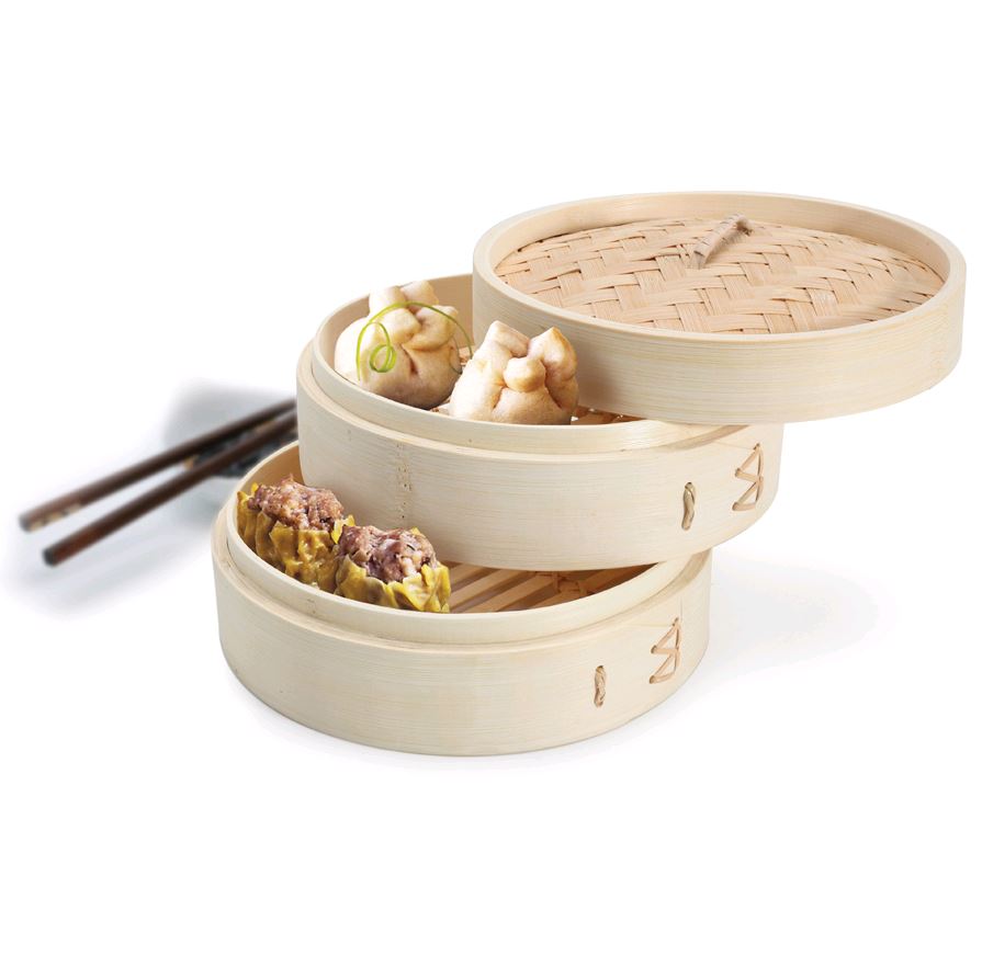 Zen Cuizine 2-Tier Bamboo Steamer 6393604NA