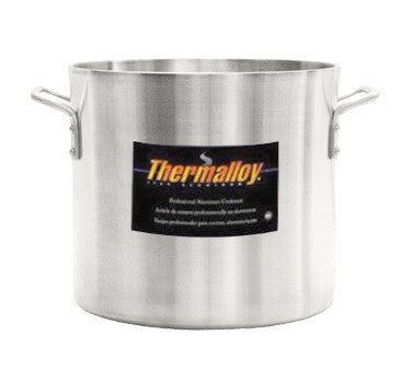 Browne® 32 Qt Aluminum Stock Pot 5813132 on white background