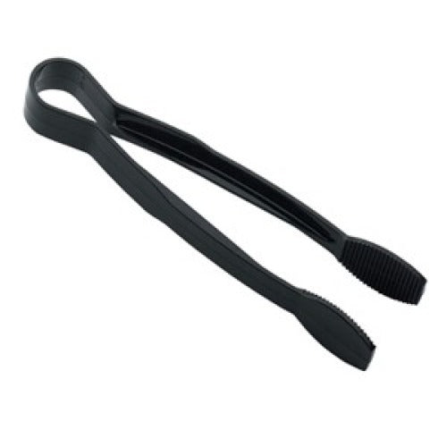 9" Black Flat Grip Tong