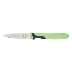 Mercer Culinary Millennia Colors 7-Inch Granton Edge Santoku Knife, Blue