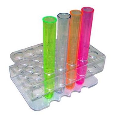 Bar Maid Clear Plexi-Glass 24 Hole Shooter Tube Rack