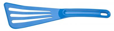 Mercer Hell's Tools 12" Blue High Temperature Slotted Spatula M35110BL