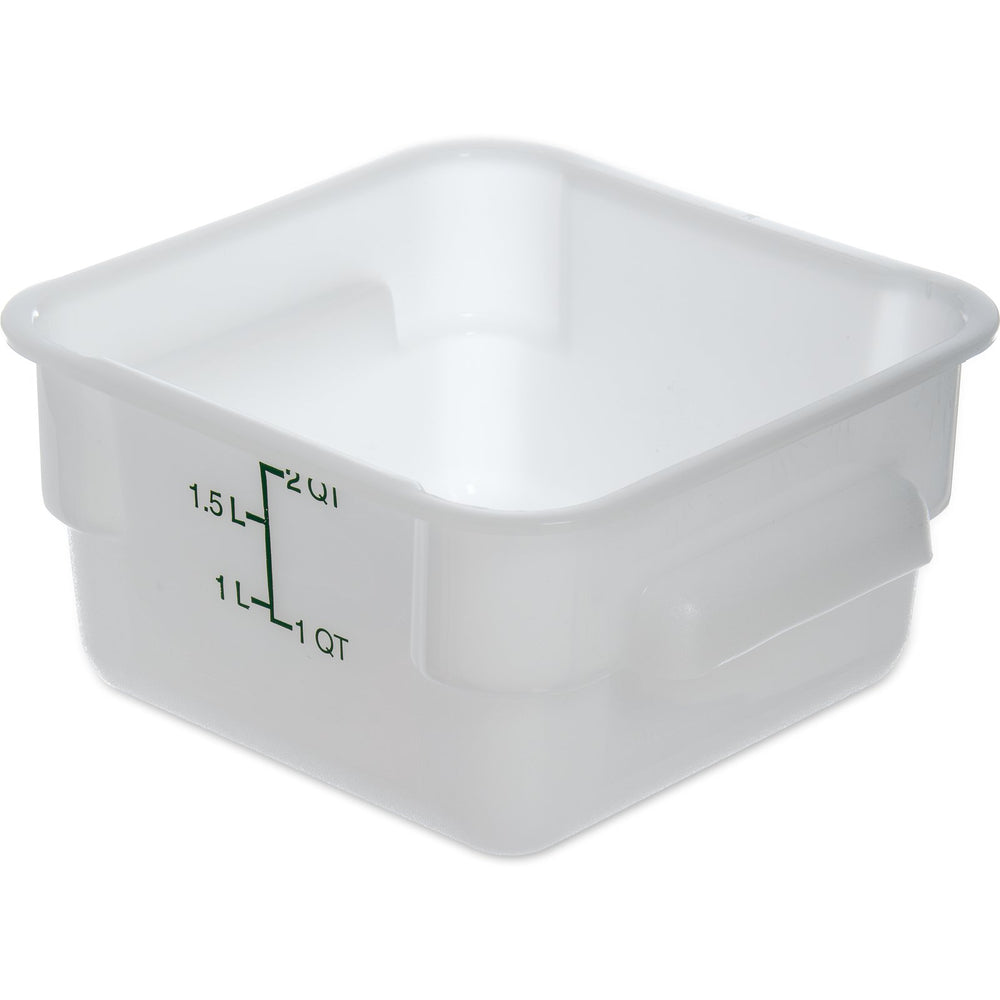 Rabco 2 QT Square Container 11960PE02