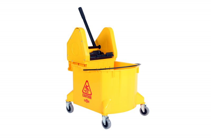 Globe 35 Qt Sidepress Mop Bucket Wringer 3078Y