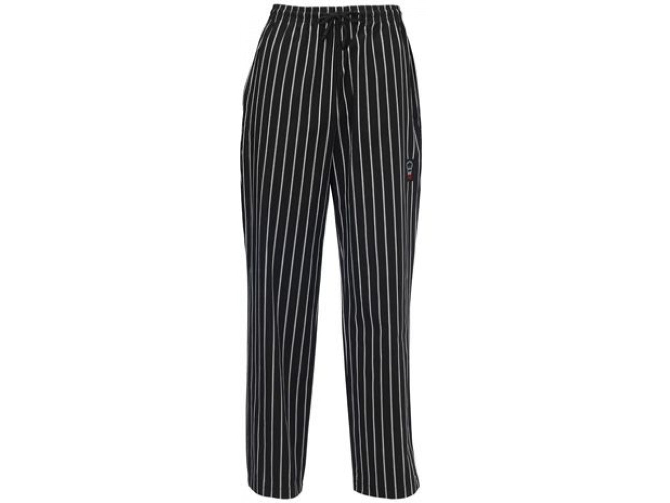 Winco Medium Chalkstripe Relaxed Fit Chef Pants UNF-3CM