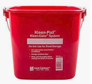 Winco 6qt Red Pail PPL-6R