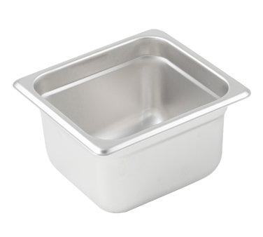 Browne 1/6 Size 4" Deep Stainless Steel Food Pan 5781604