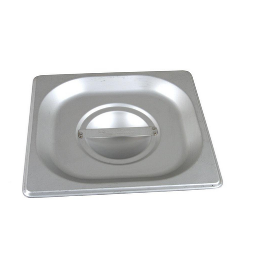 Browne 1/6 Size Solid Stainless Steel Food Pan Cover 575568