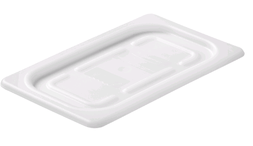 Lid 1/3 Size Soft Seal White