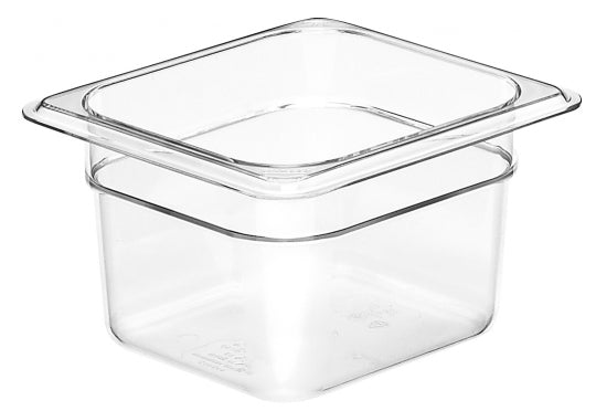 Cambro, Insert/Food Pan, Clear, 1/6 Size 4