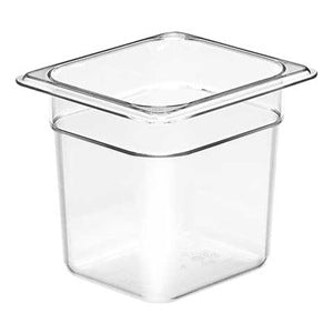 Cambro, Insert/ Food Pan, Clear, 1/6 Size 6