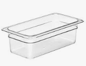 Cambro 1/3 Size 4" Deep Clear Food Pan 34CW135