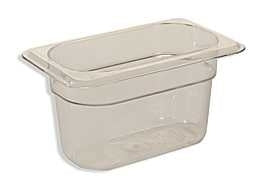 Cambro 1/9 Size 4" Deep Clear Food Pan 94CW135