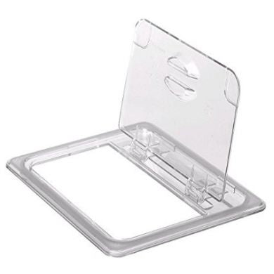 Cambro 1/6 Size Hiinged Clear Food Pan Cover 60CWL135