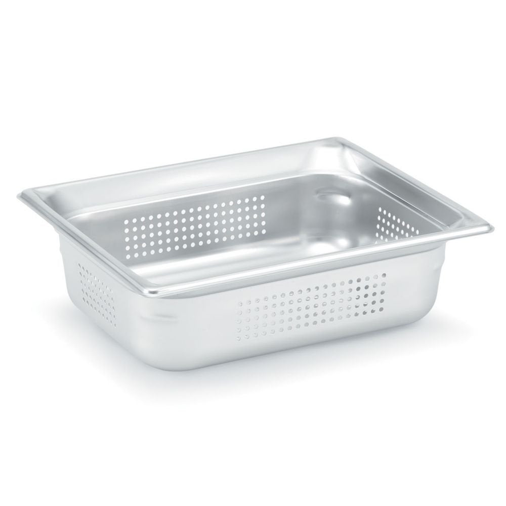 Vollrath 1/3 Size 2.5" Deep Perf. Stainless Steel Food Pan 90323