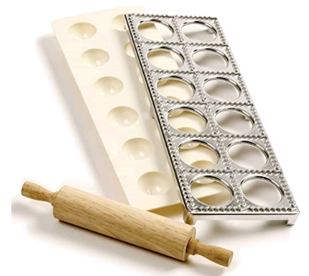 Ventures Ravioli Maker with Press & Rolling Pin 1241