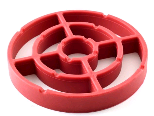 Ventures Round Silicone Roast Rack Red 1392