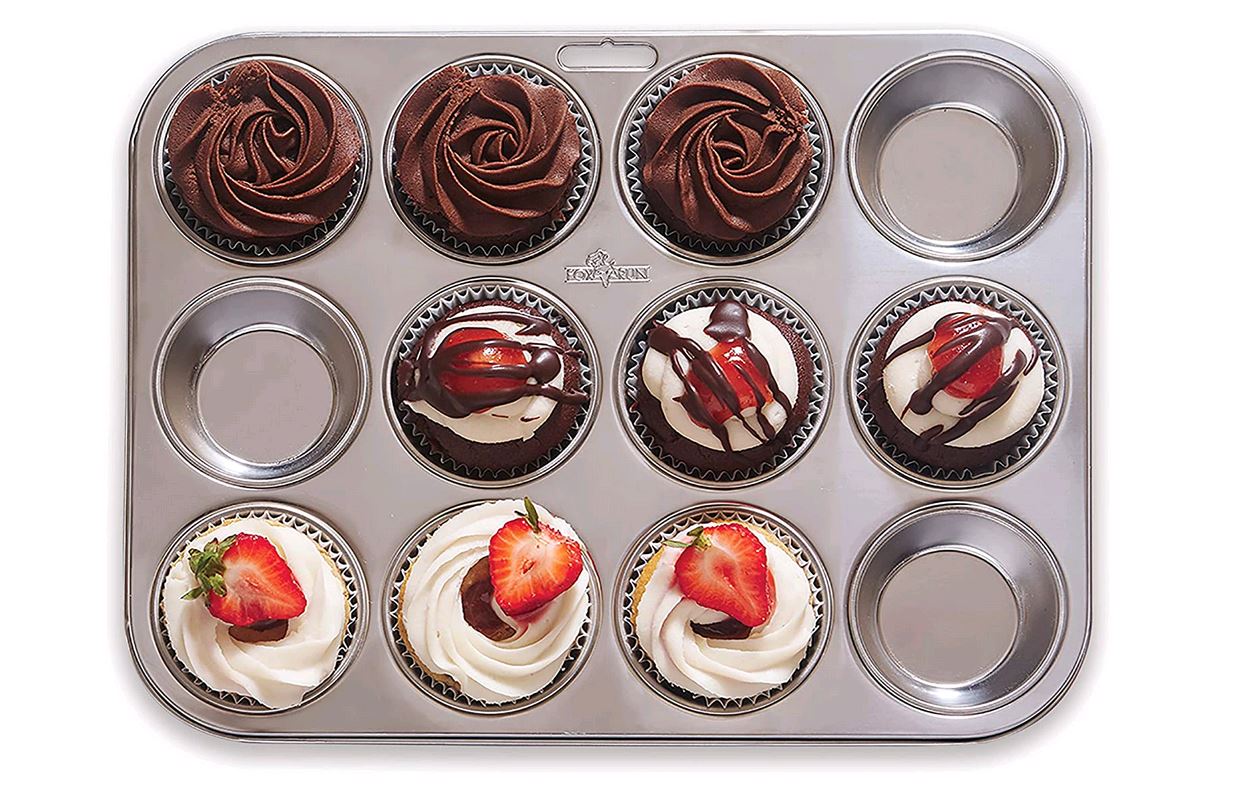 Fox Run 12 Cup S/S Muffin Pan 4868