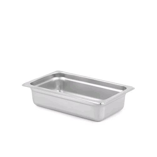 Choice 1/3 Size 6 Deep 24 Gauge Anti-Jam Stainless Steel Steam Table /  Hotel Pan