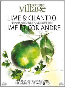 Gourmet du Village GDIPXLC Lime Cilantro Dip Mix