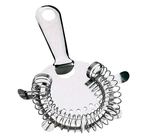 Browne 57507 Stainless Steel Hawthorne Bar Strainer  on white baxkground