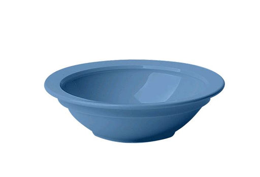 Cambro Camwear 5 oz. Slate Blue Polycarbonate Fruit Dish 45CW401 on white background