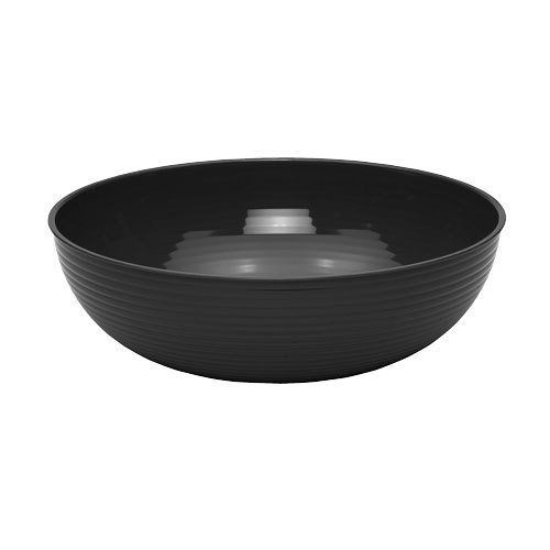 Cambro 20 qt Round Ribbed Bowl black RSB18CW-110*