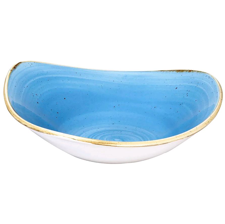 Churchill - Super Vitrified Stonecast 7.25" 13oz Triangle Bowl pack of 12 SCFSTRB71