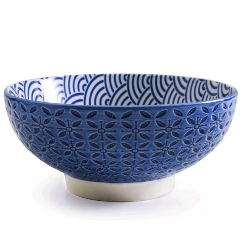 BIA Aster 34oz Blue Serving Bowl 440492BL