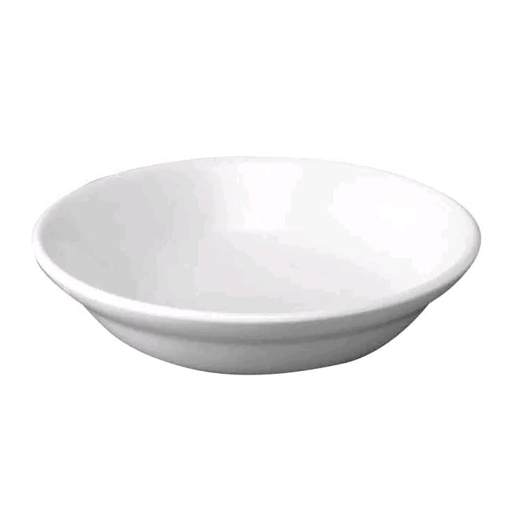 Churchill White Rolled Edge 4.9oz Fruit Bowl WHF1 on white bakcground