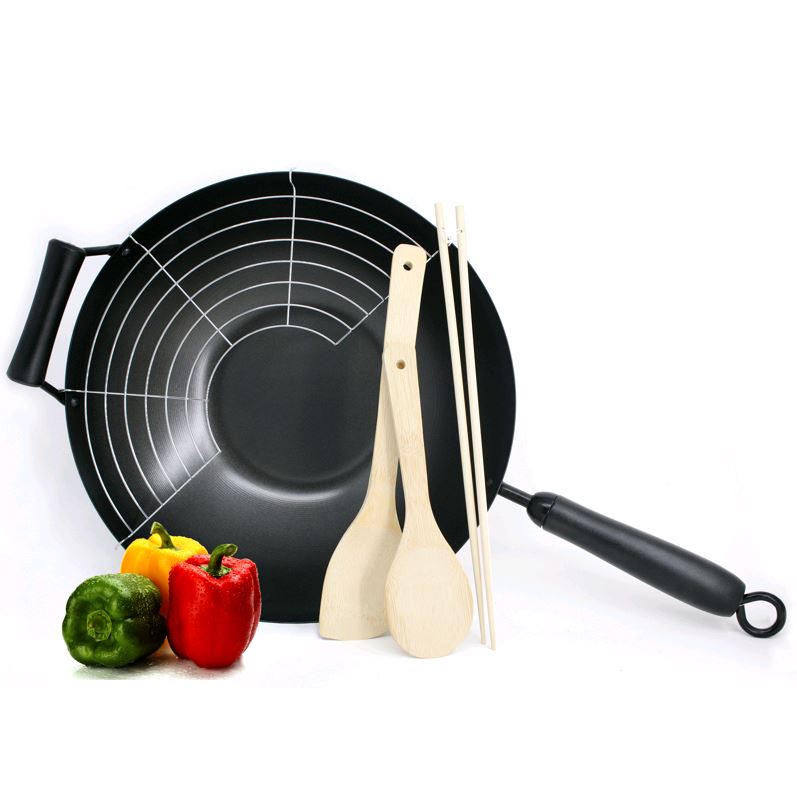 Zen Cuizine 5-piece Wok & Accessory Set 6393640BK