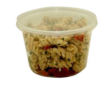 Calibre 16 oz. Clear Deli Container on white background