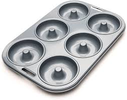 Fox Run 4495 Non-Stick Donut Pan, 6-Cavity