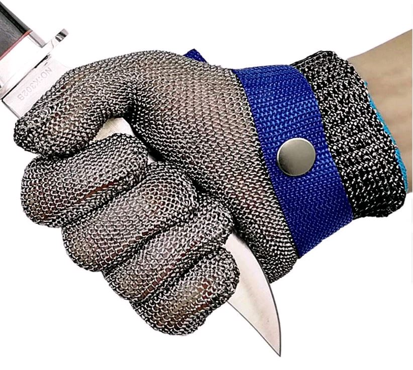 Cut Resistant Mesh Butcher Safety Work Gloves S T O P Restaurant Supply   Meshgloves 1200x1077 