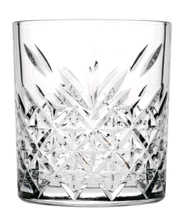 Browne Timeless Rocks Glass 11.75 oz. PG52790 empty on white background