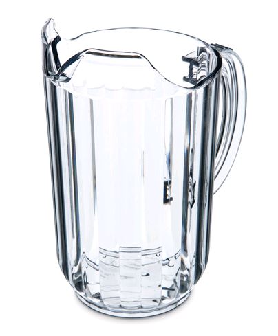 Fineline 50-Ounce Clear Plastic Pitchers (50/Case)