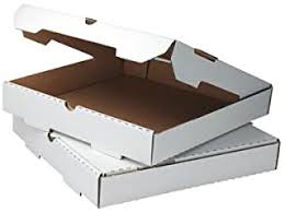 Plain 14 Pizza Boxes 2 Thick White